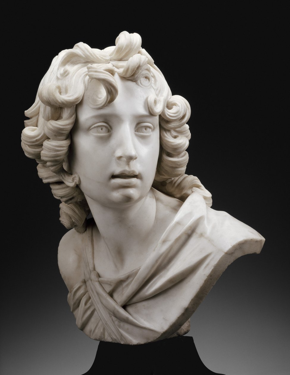 Busta mládí, možná svatého Jana Křtitele, 1630-40 od Francesco Mochi