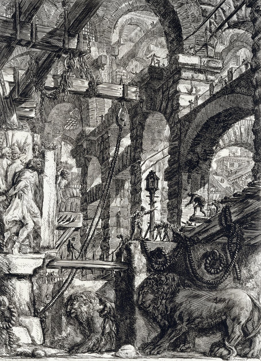 Vězení V od Francesco Piranesi