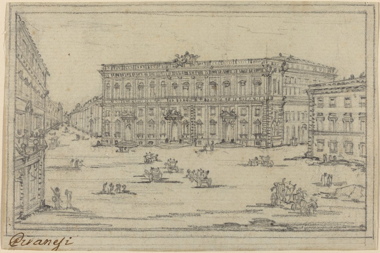 Palazzo della Consultà od Francesco Piranesi
