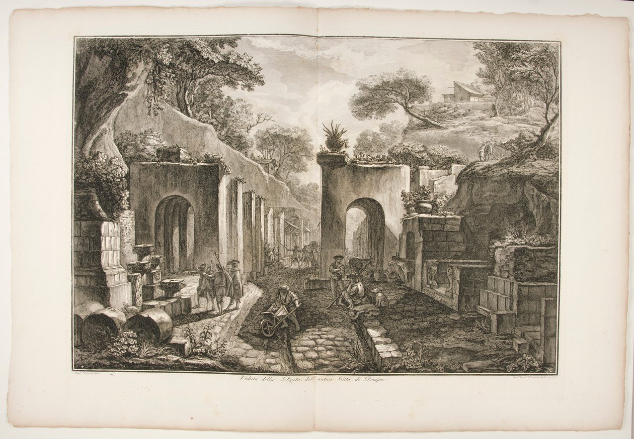 Pohled na del Porta od Francesco Piranesi