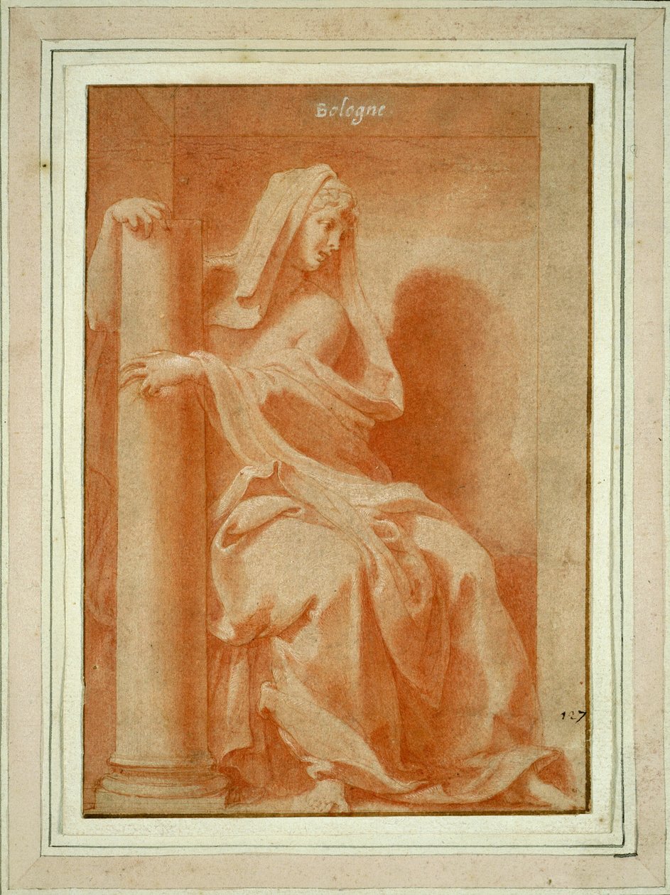 Fortitude (Studie pro "Cabinet du roi" [Královská pracovna]) od Francesco Primaticcio