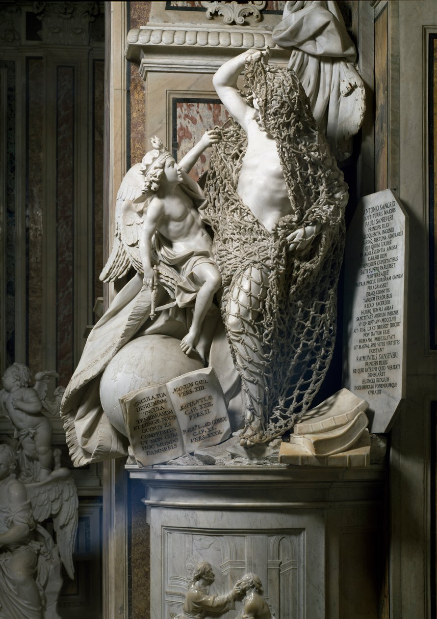 Podvod odhalen (mramor) od Francesco Queirolo