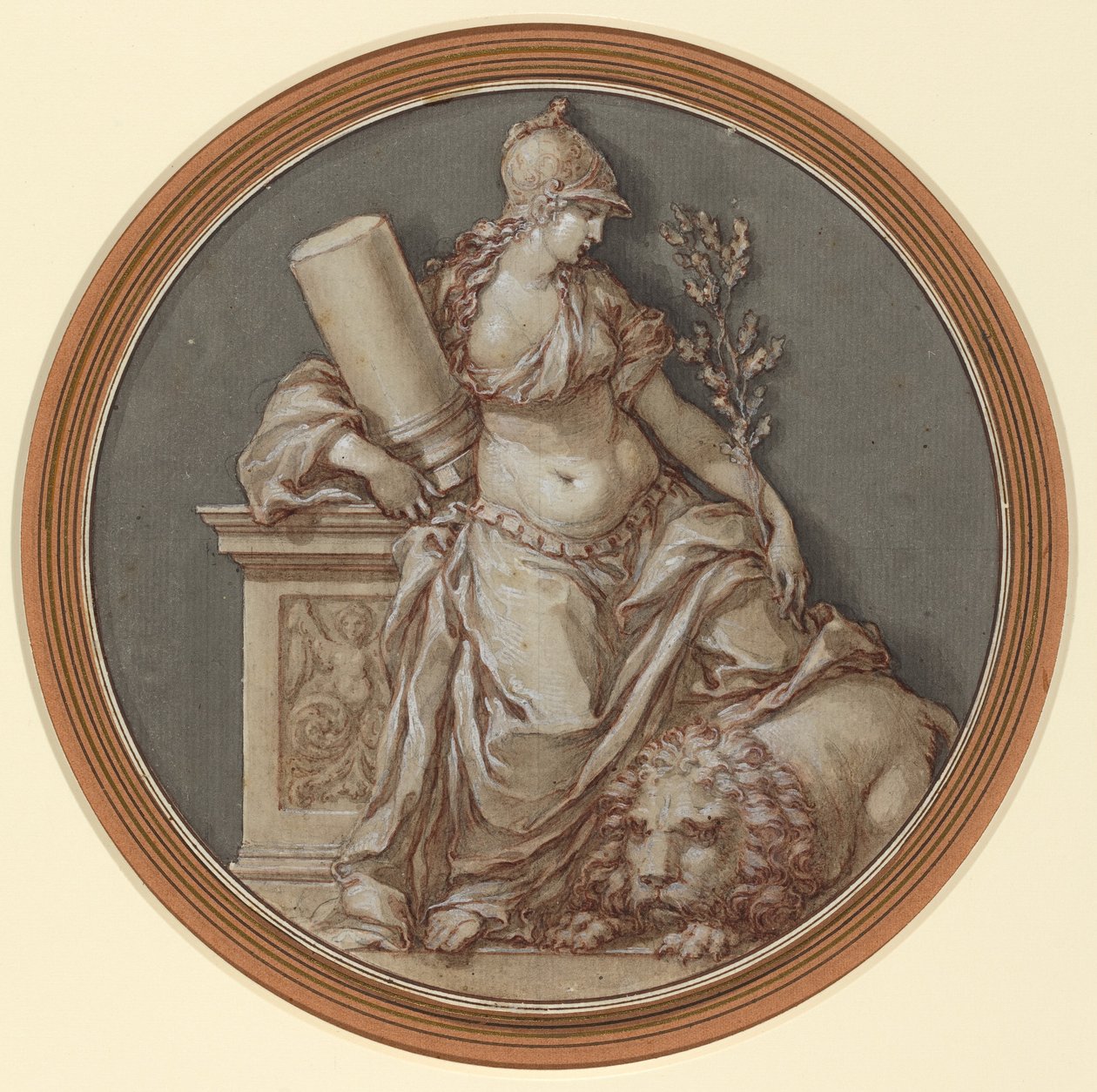 Alegorie odvahy od Francesco Rosaspina