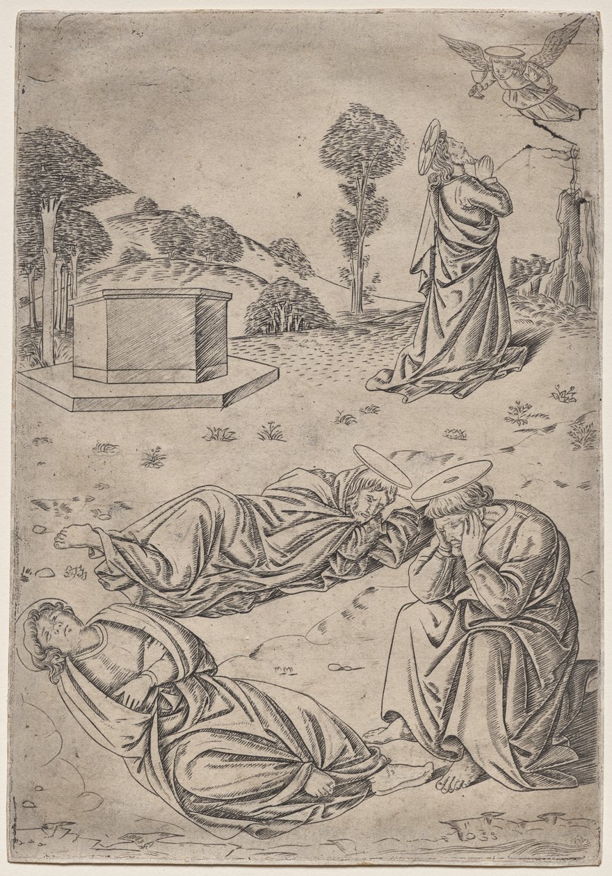 Agónie v zahradě od Francesco Rosselli