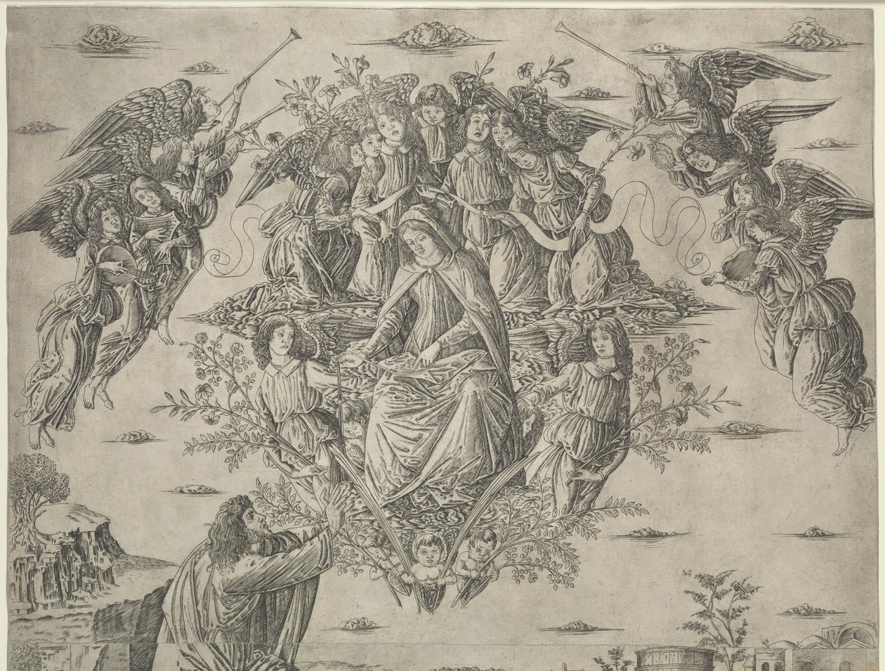 Nanebevzetí Panny Marie od Francesco Rosselli