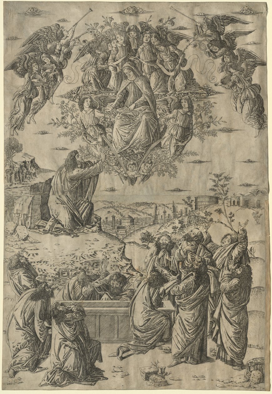 Nanebevzetí Panny Marie, c. 1495. od Francesco Rosselli