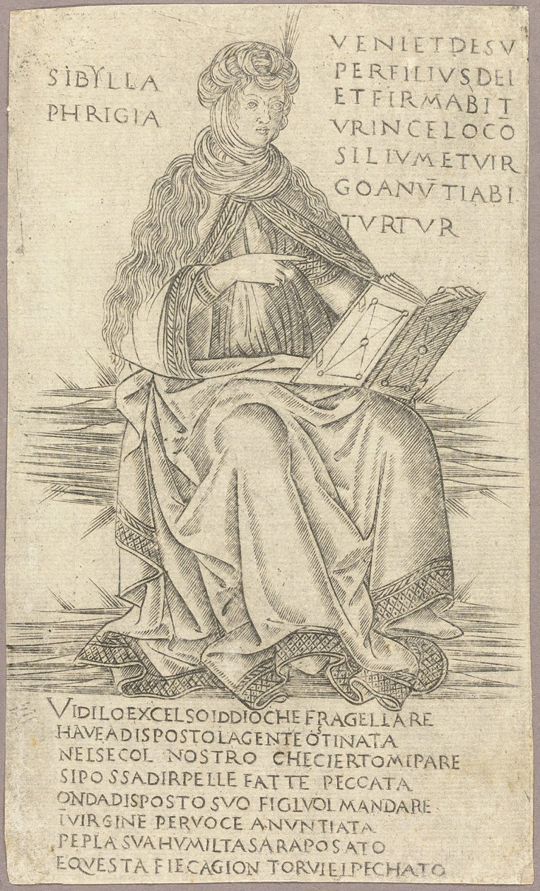 Frygická Sibyla od Francesco Rosselli