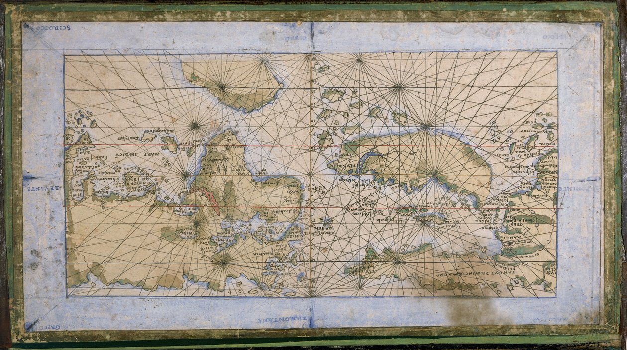 Světová planisféra od Francesco Rosselli