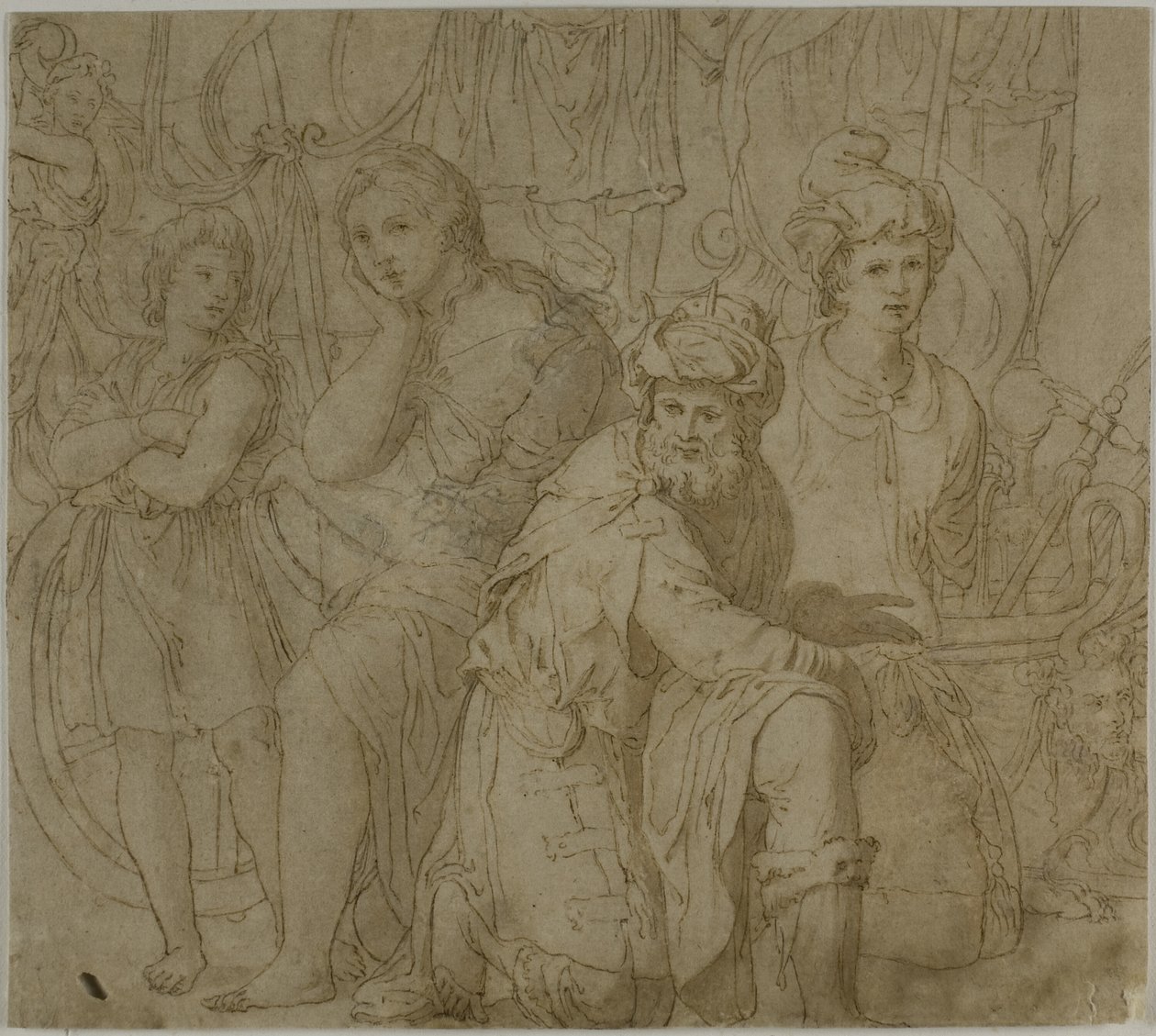 Část knihy The Truimph and Exploits of Furius Camillus (Pravdy a činy Furiuse Camilla) od Francesco Salviati