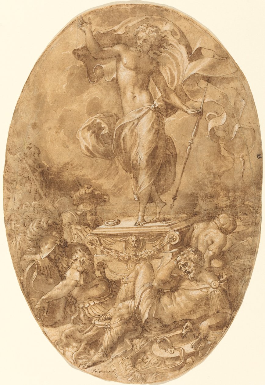 Vzkříšení od Francesco Salviati