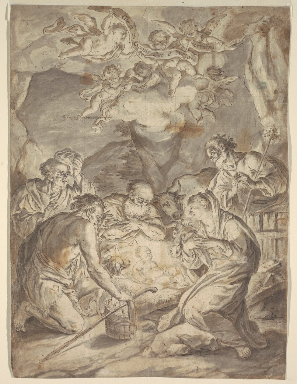 Klanění pastýřů od Francesco Saverio Mergolo