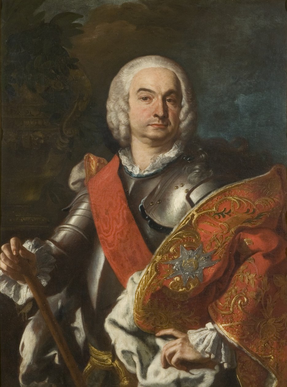 Rytíř Řádu svatého Januaria, kolem roku 1740 (olej na plátně) od Francesco Solimena
