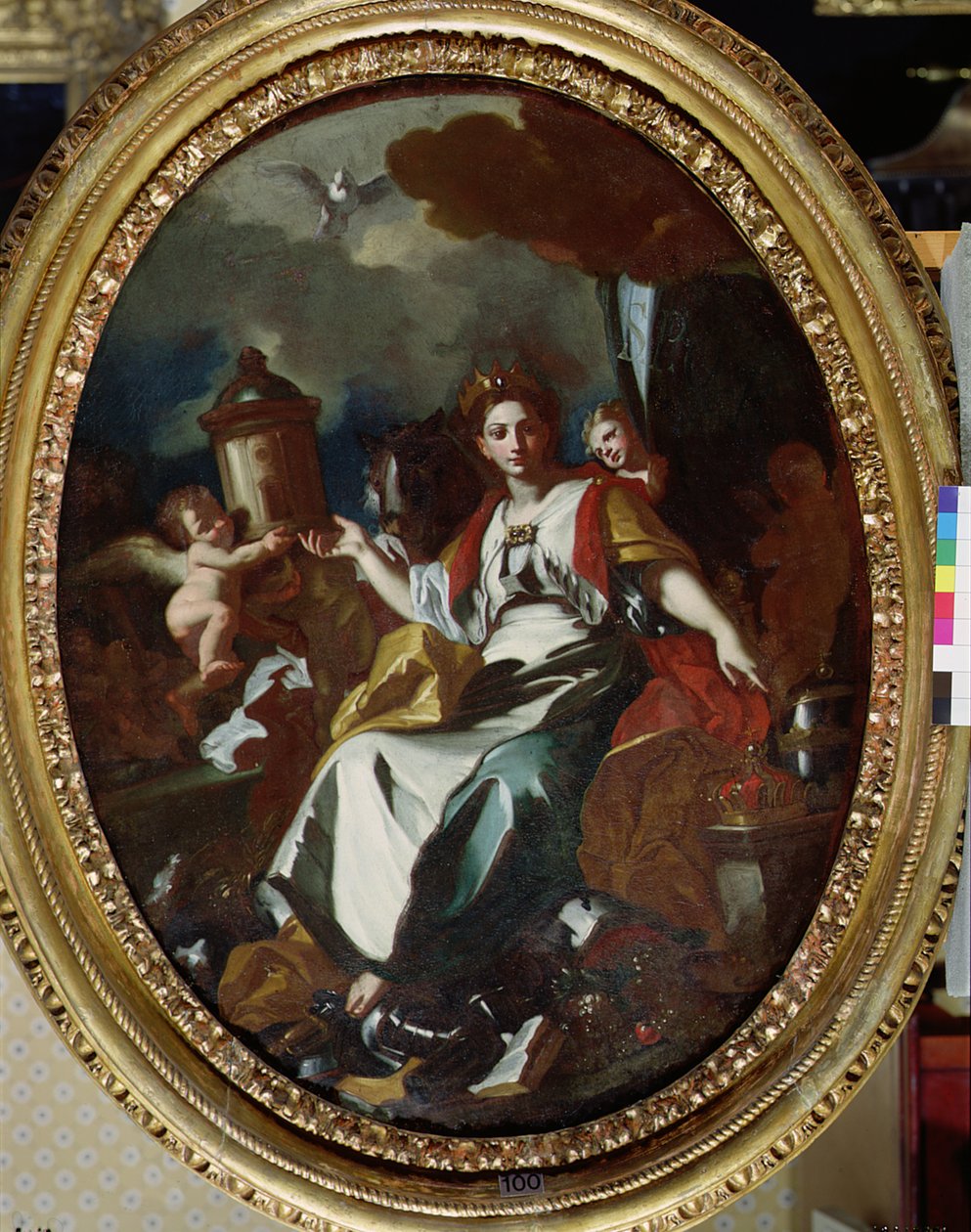 Alegorie Evropy (olej na plátně) od Francesco Solimena