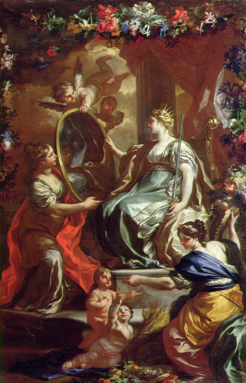 Alegorie slavné vlády, kolem roku 1730 od Francesco Solimena