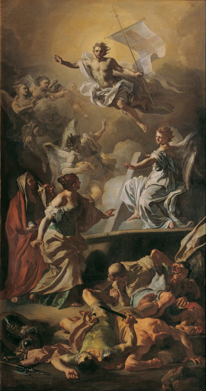 vzkříšení Krista od Francesco Solimena
