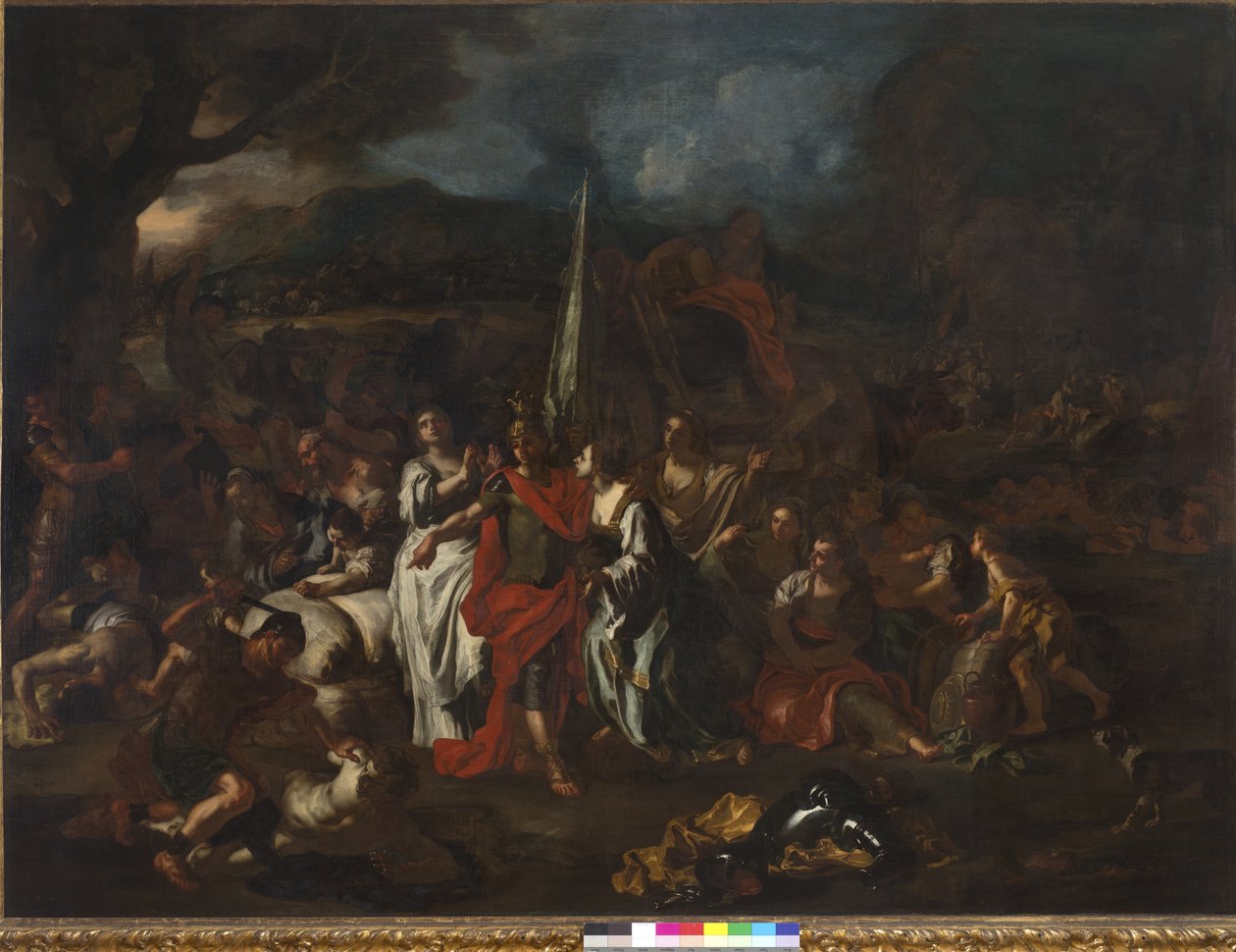 David Přemožitel Amalekitů, 1720-21 od Francesco Solimena