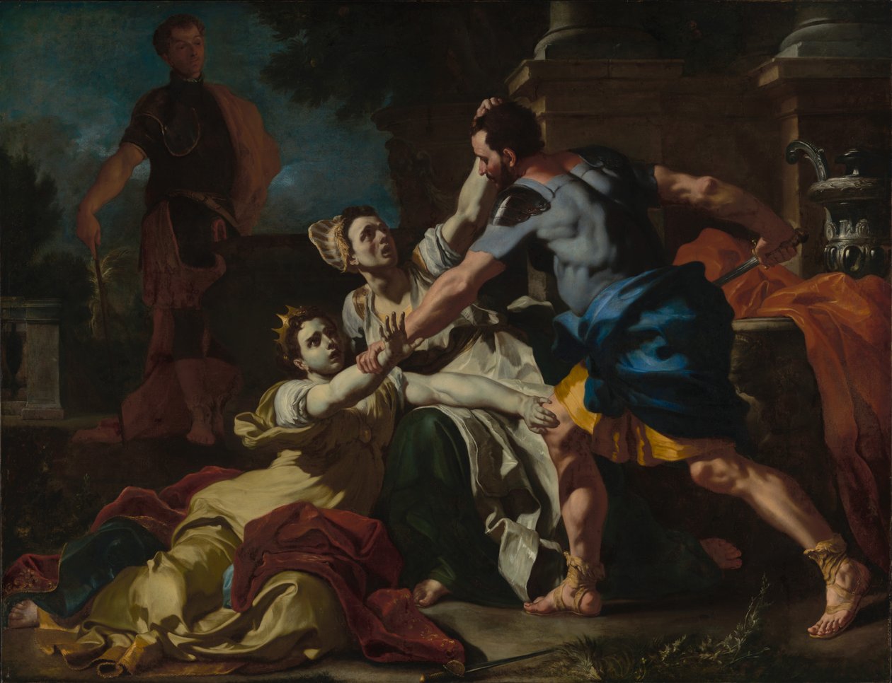 Smrt Messaliny od Francesco Solimena