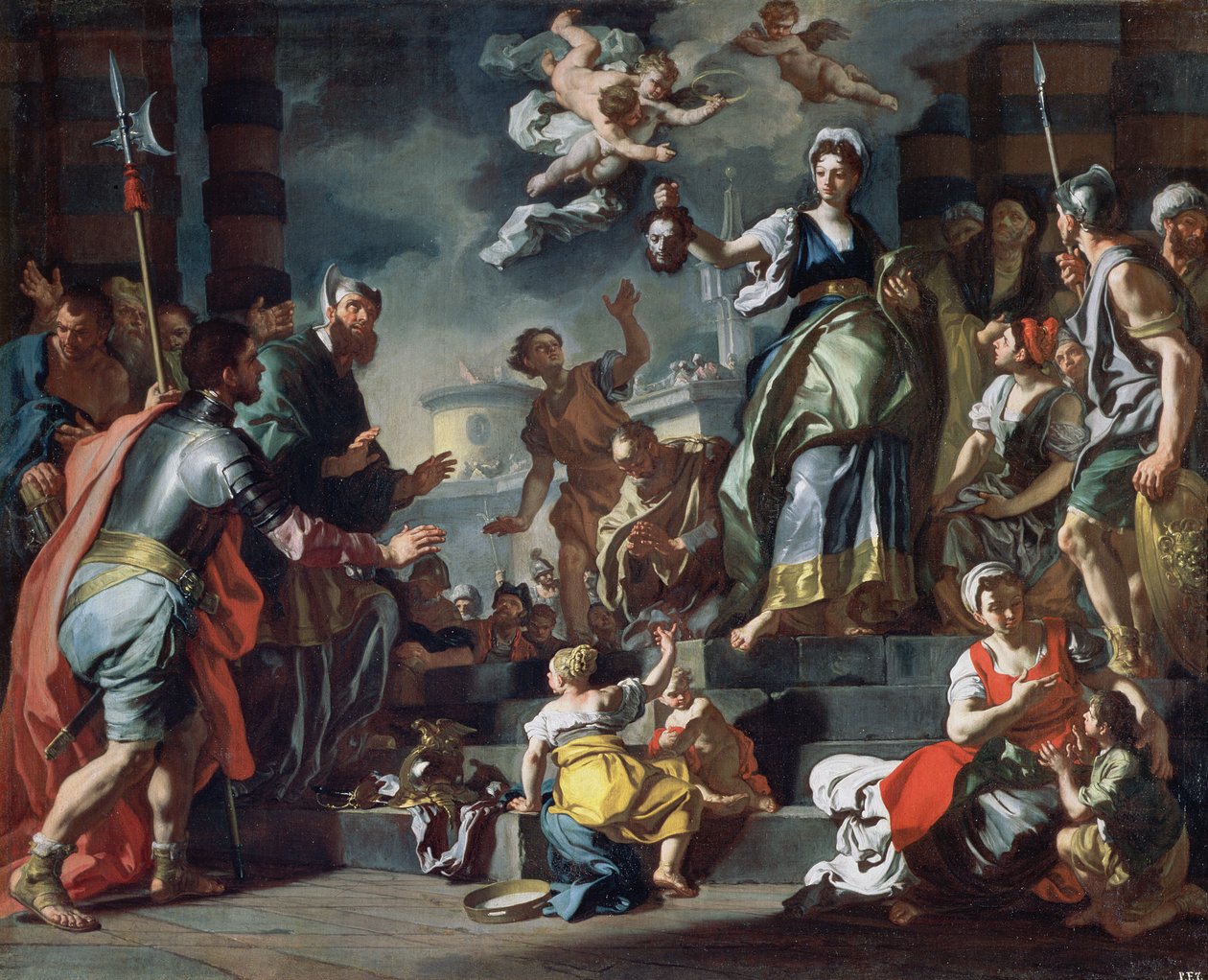 Judith s hlavou Holoferna od Francesco Solimena