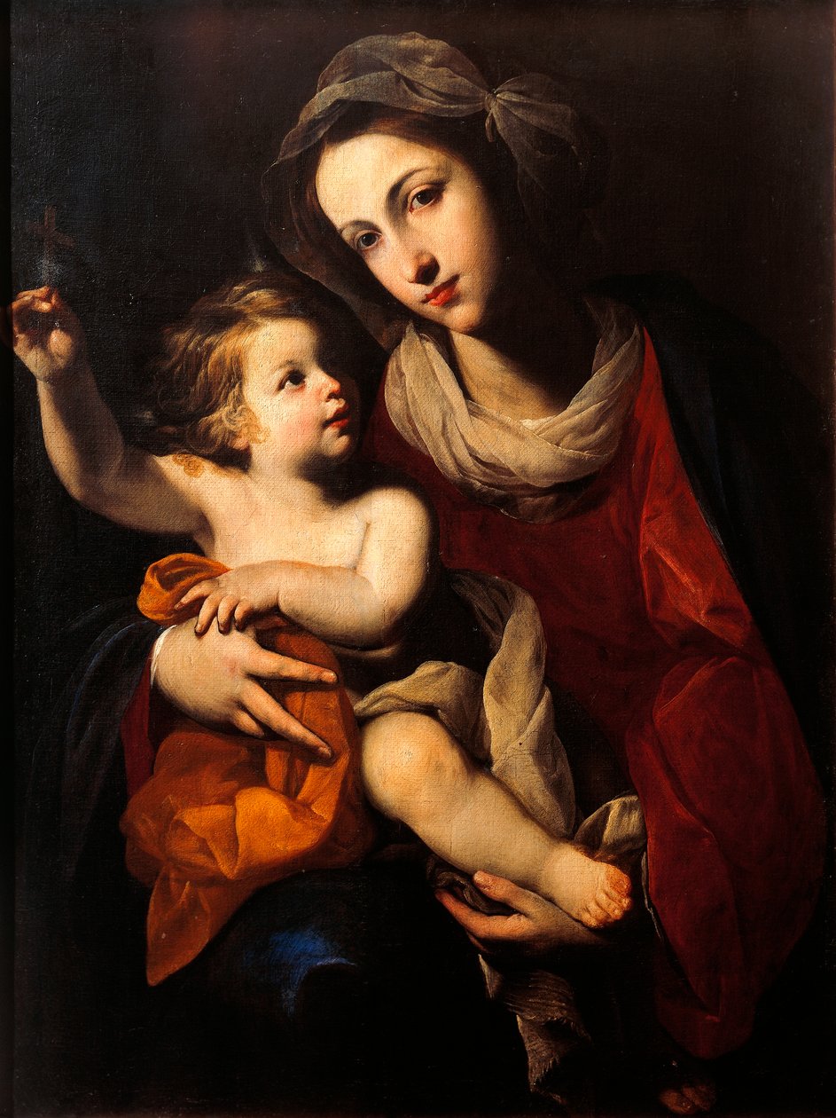Madonna a dítě od Francesca Solimena (1657-1747) od Francesco Solimena