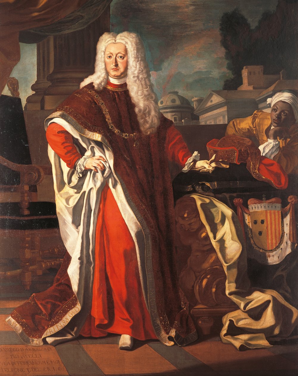 Portrét Diega Pignatelliho Aragona Cortese (Madrid od Francesco Solimena