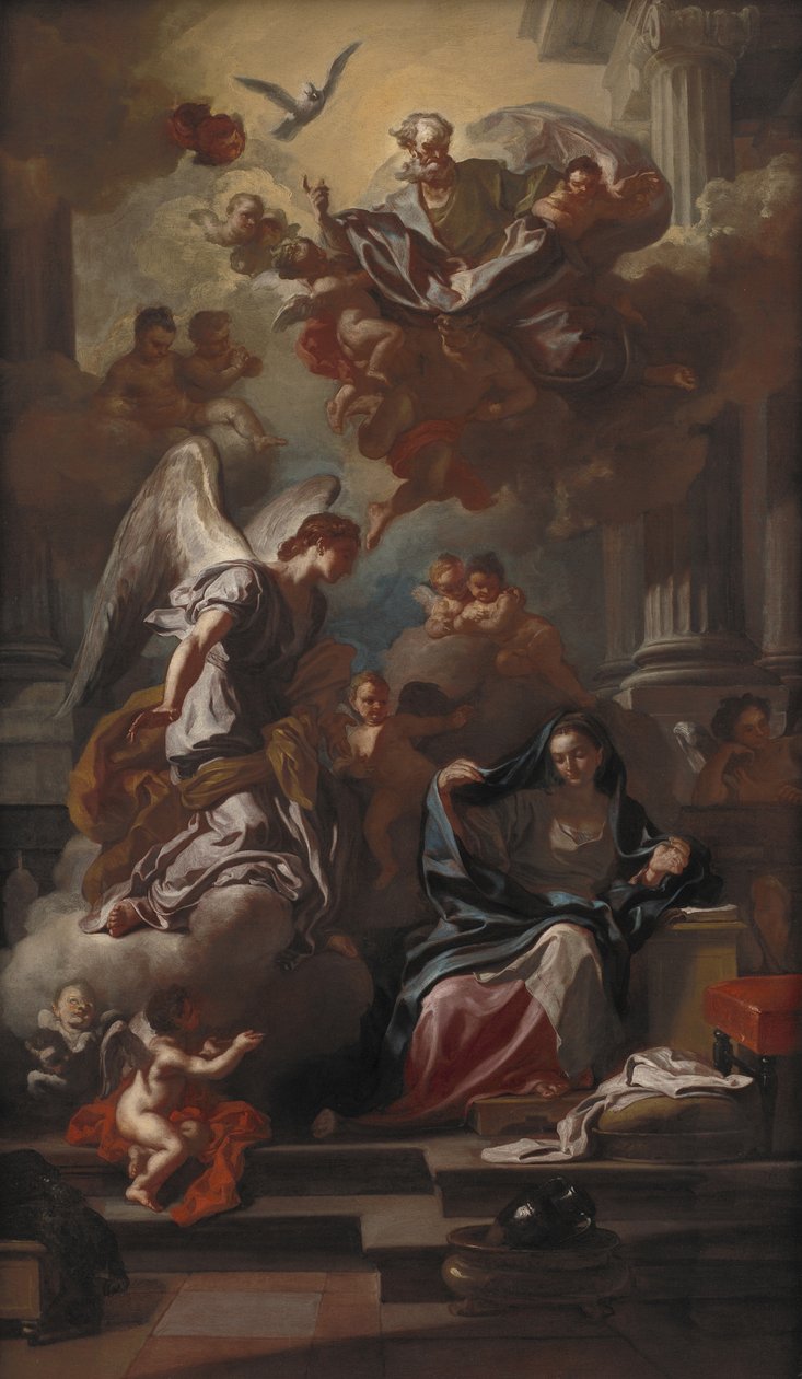 Zvěstování od Francesco Solimena