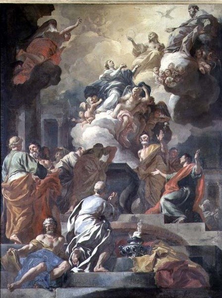 Nanebevzetí Panny Marie od Francesco Solimena