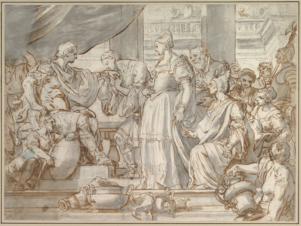 Scipionova zdrženlivost od Francesco Solimena