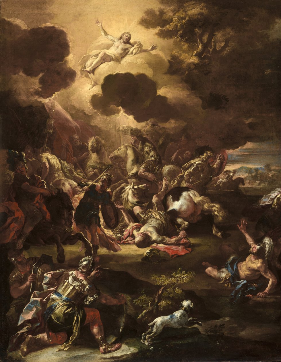 Obrácení Saula od Francesco Solimena