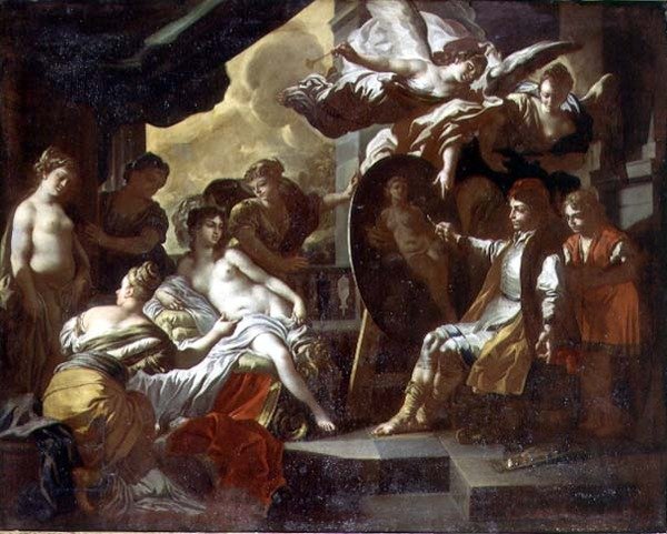 Zeuxis a panny z Crotonu od Francesco Solimena