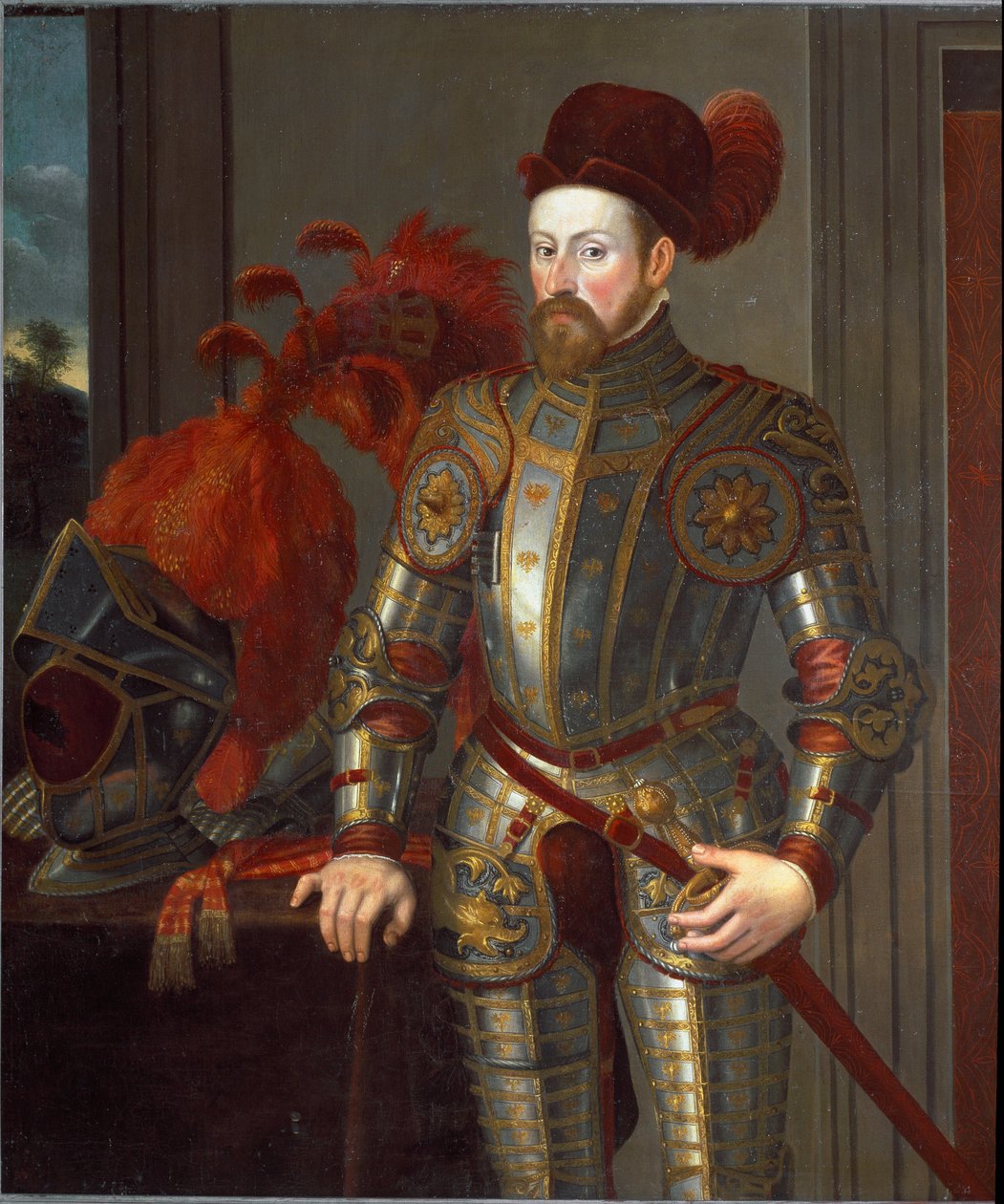 Portrét Ferdinanda Tyrolského (rakouského arcivévody Ferdinanda II.), po roce 1546 (malba) od Francesco Terzio