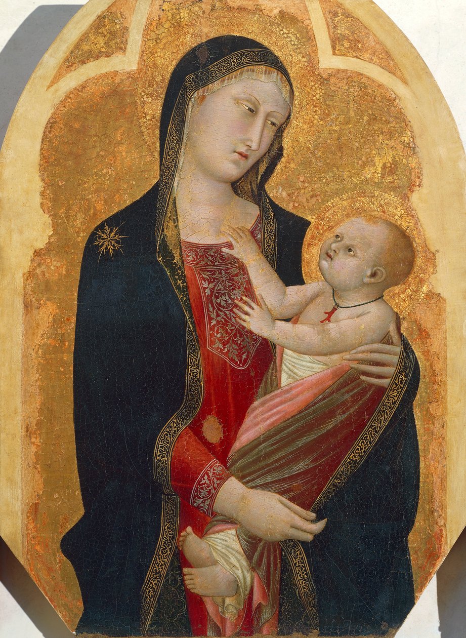 Madonna s dítětem, Francesco Traini (aktivní 1321-1365) od Francesco Traini