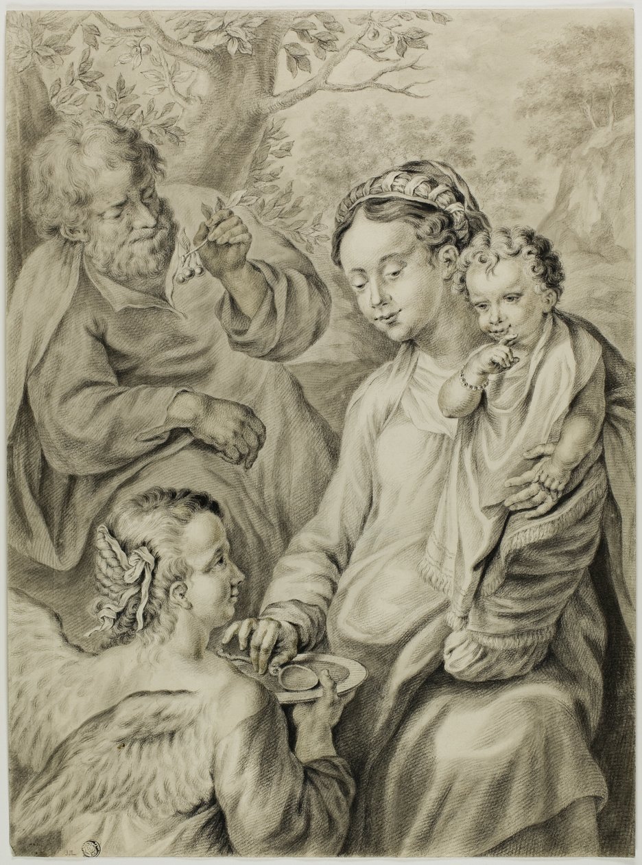 Zbytek na útěku do Egypta, známý jako Madonna della Pappa od Francesco Vanni