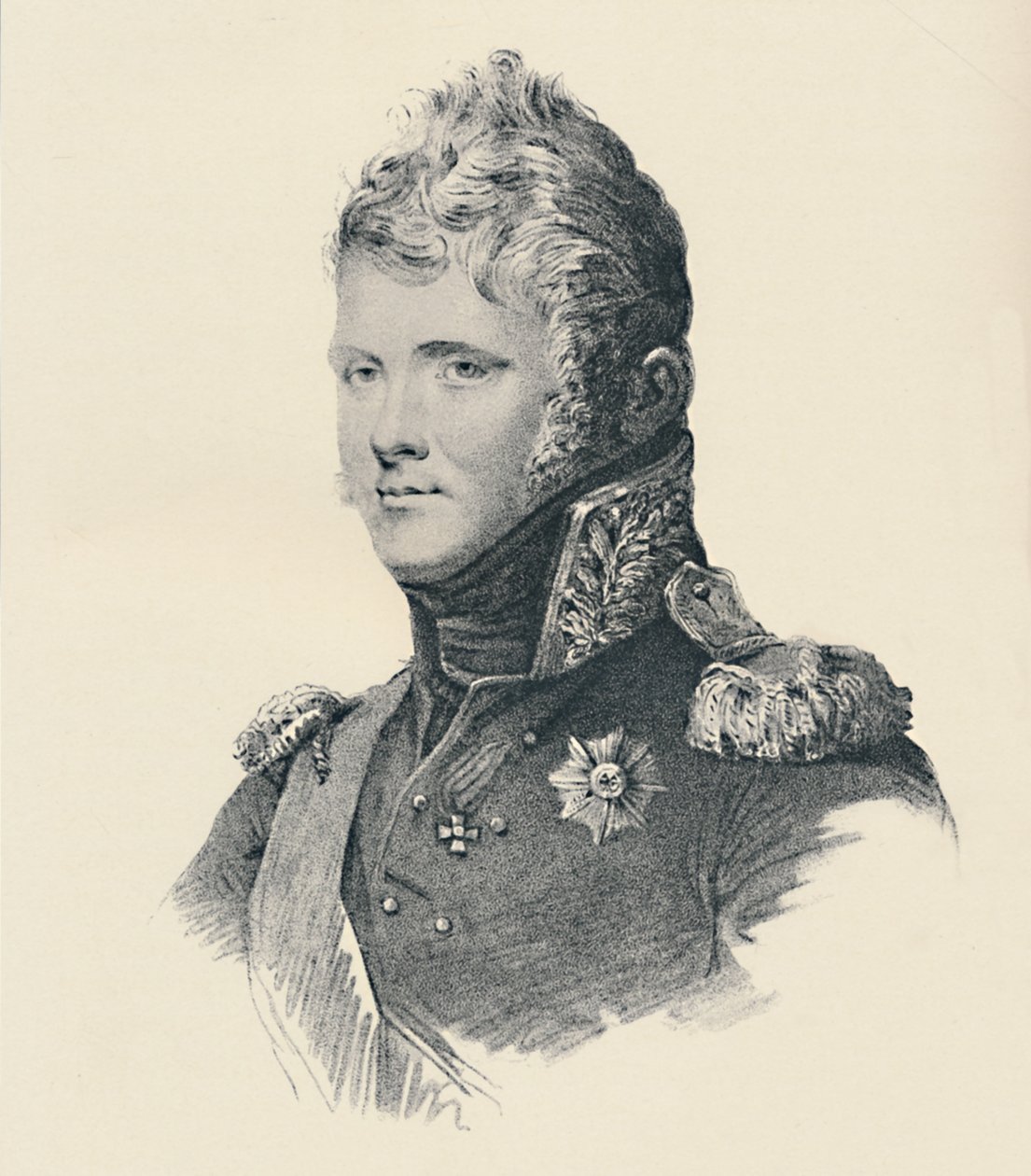 Alexandr I., ruský císař, c1800, 1896 od Francesco Vendramini