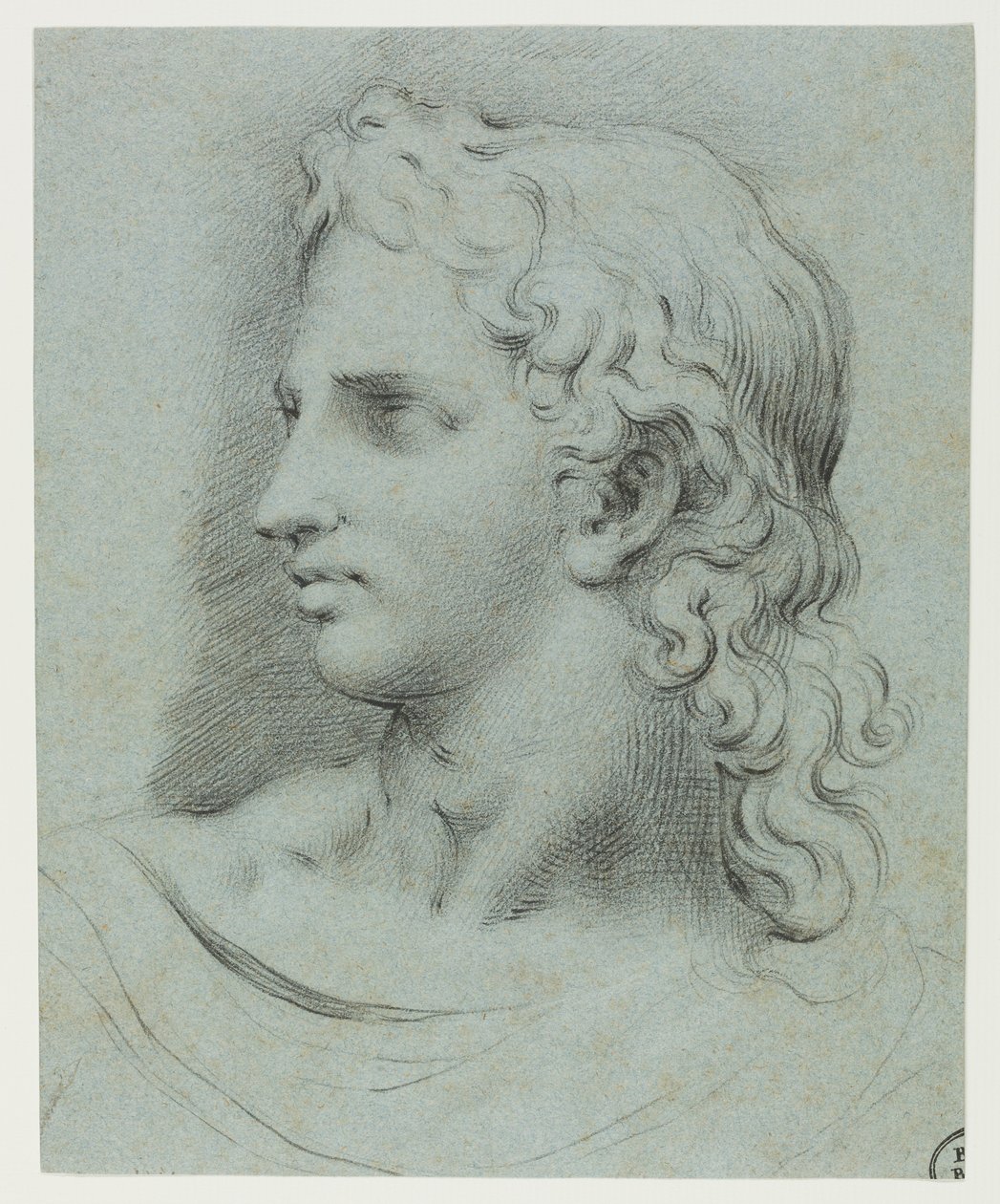 Křest eunucha od Francesco Villamena