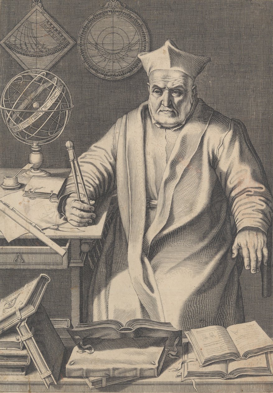 Portrét kardinála Christophera Clavia, 1606. od Francesco Villamena