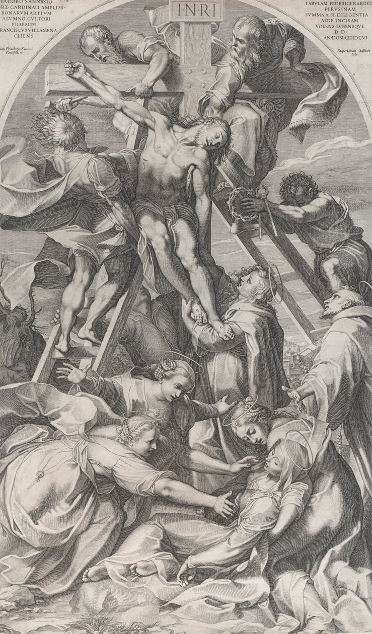 Sestup z kříže, 1606. od Francesco Villamena