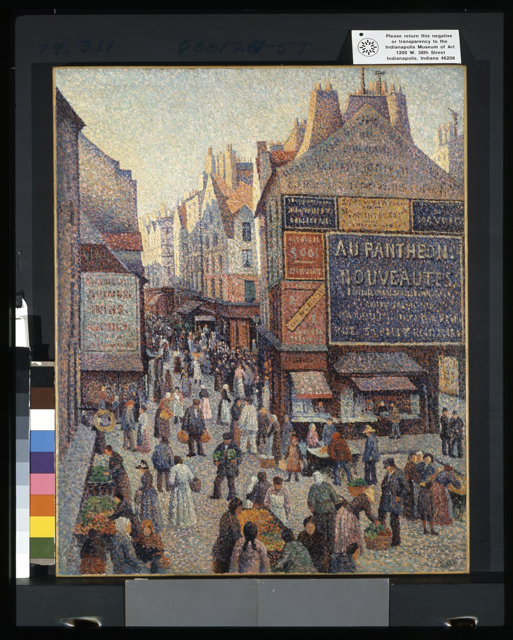 Rue Mouffetard (olej na plátně) od Francesco Vinea