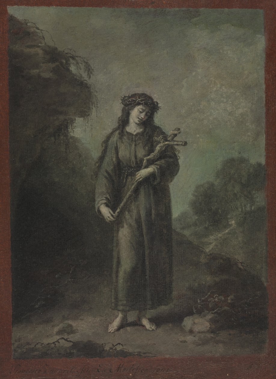 Mortification, 1763 nebo dříve. od Francesco Zuccarelli