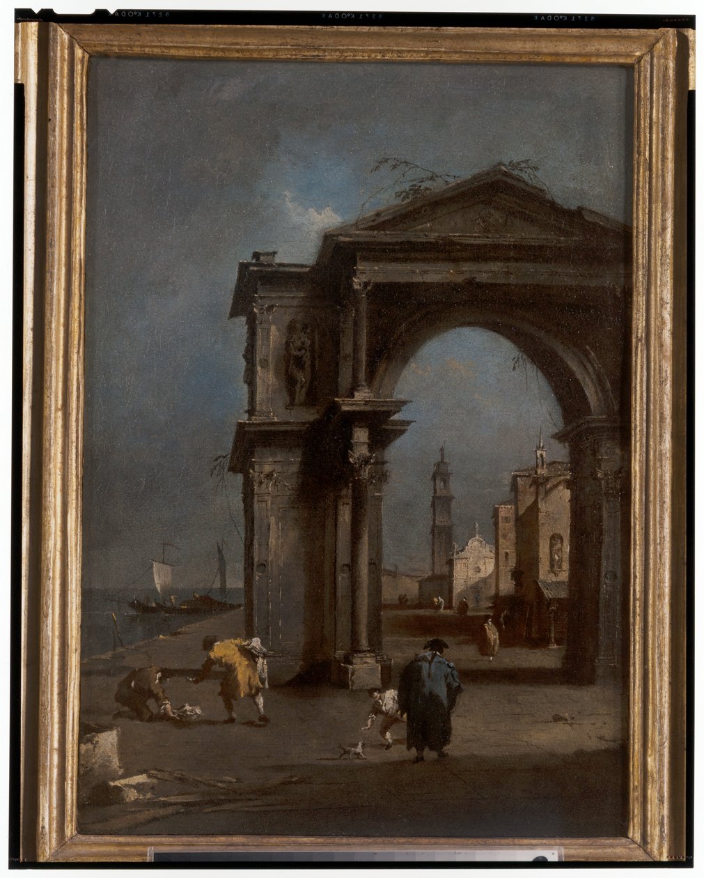 Capriccio S Triumfálním Obloukem a Městským Pozadím od Francesco and/or Gian Antonio (1699 1761) Guardi