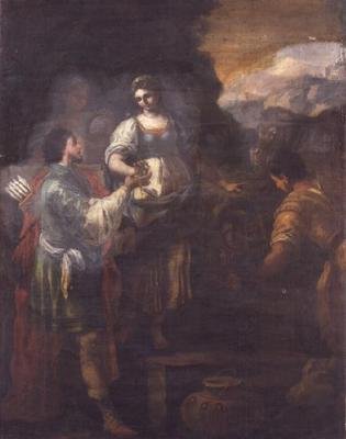 Rebecca a Eliezer u Studny od Francesco de (attr. to) Mura