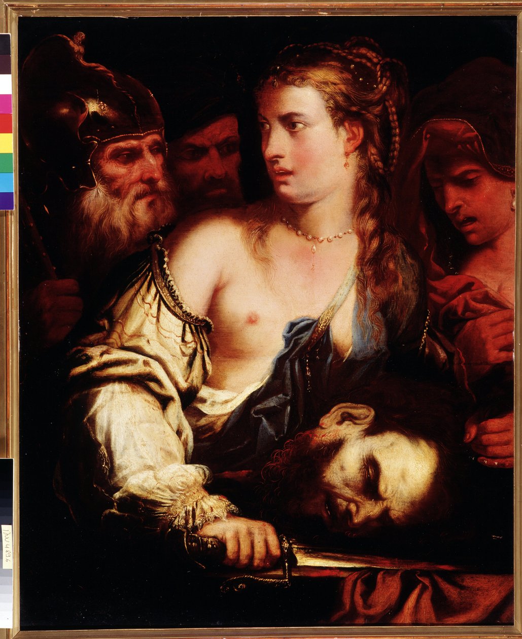 Judith drží Holofernovu hlavu od Francesco de (c.1600 54) Rosa