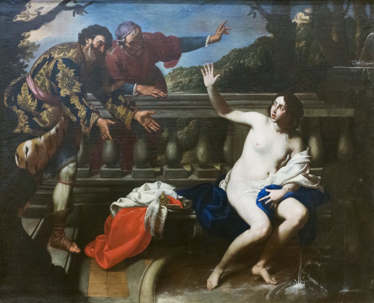 Susanna a starší od Francesco de (c.1600 54) Rosa