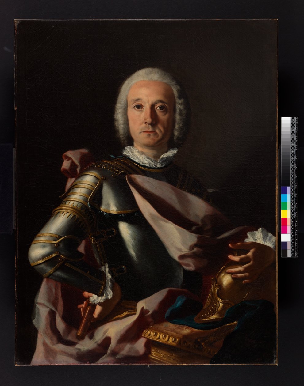 Portrét hraběte Jamese Josepha O"Mahoneyho, generálporučíka v neapolských službách. Rytíř St Januarius, 1748 od Francesco de Mura