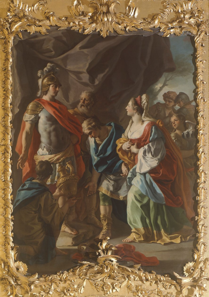 Příběhy Alexandra, Francesco De Mura (1696-1782) od Francesco de Mura