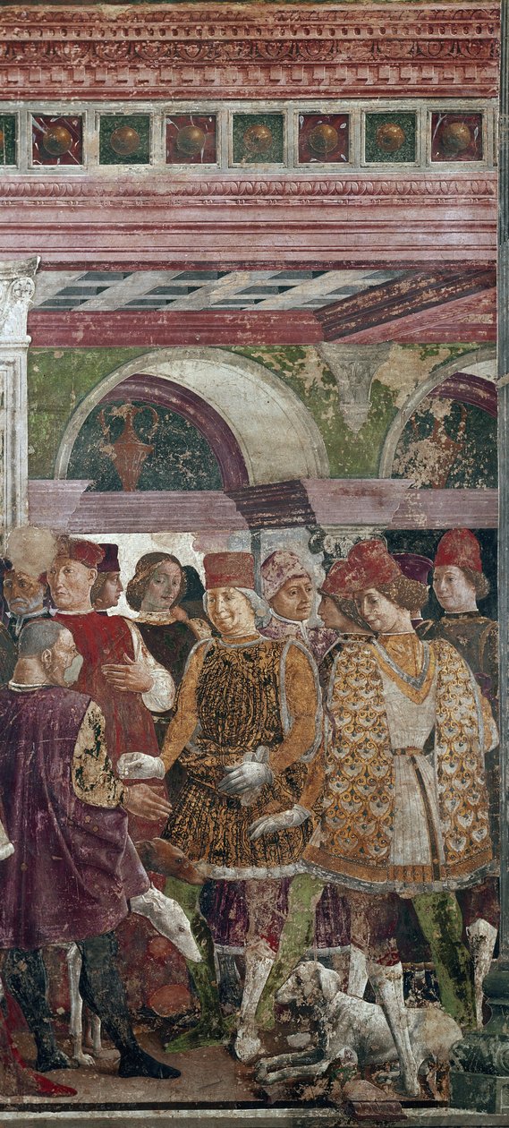 Alegorie dubna, detail s Borso d