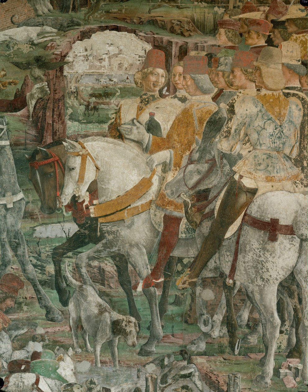 Síň měsíců: (freska) od Francesco del Cossa