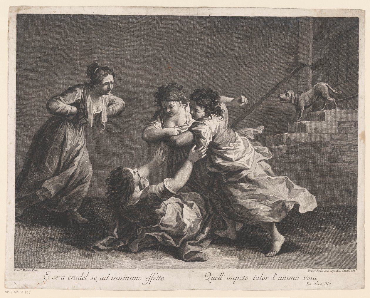 ženy bojující Ženy Fighting (název série) od Francesco del Pedro