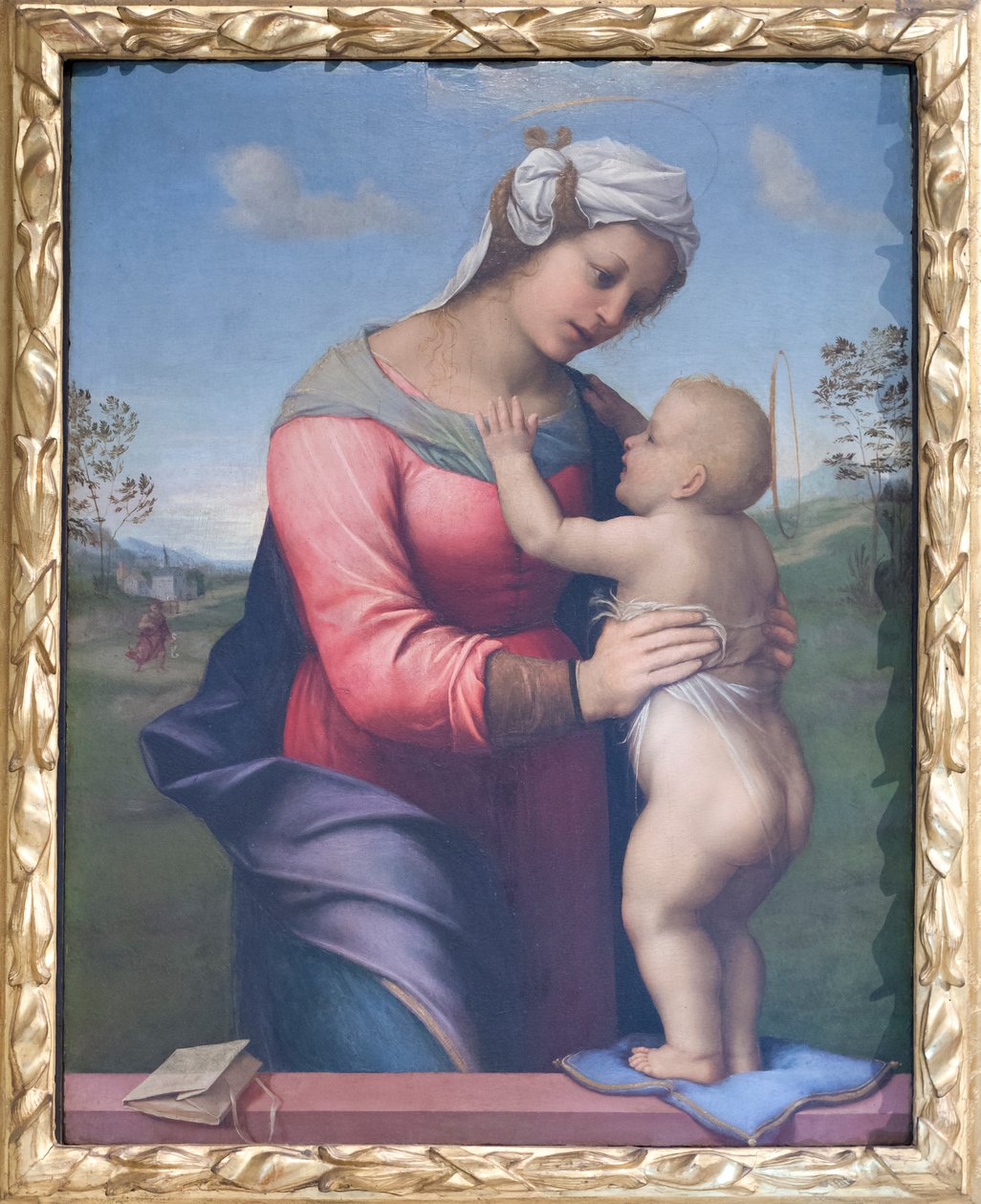 Madona s dítětem od Francesco di Cristofano Franciabigio
