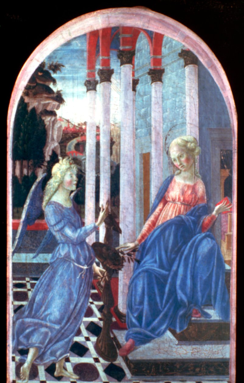 Zvěstování, c1470-1472 od Francesco di Giorgio Martini