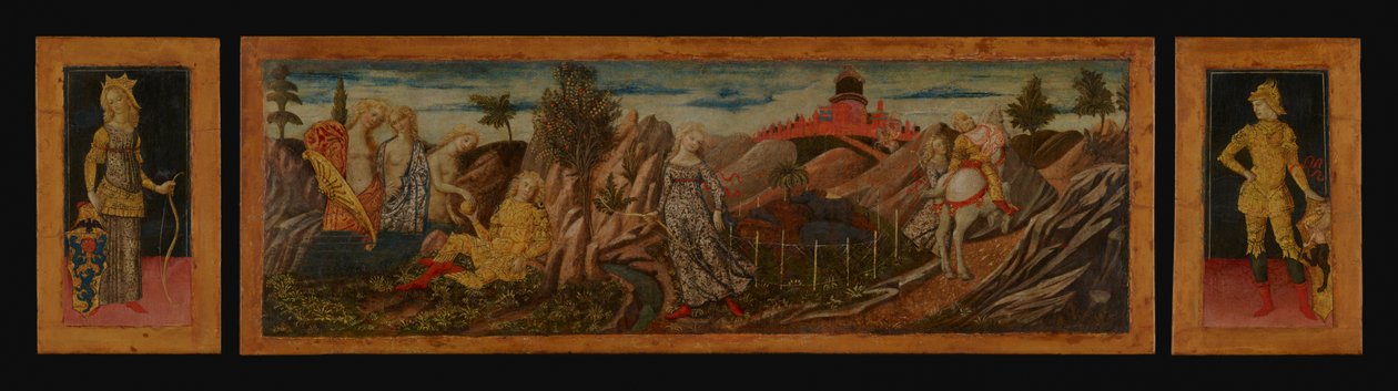 Příběh Oenoneho a Paříže od Francesco di Giorgio Martini